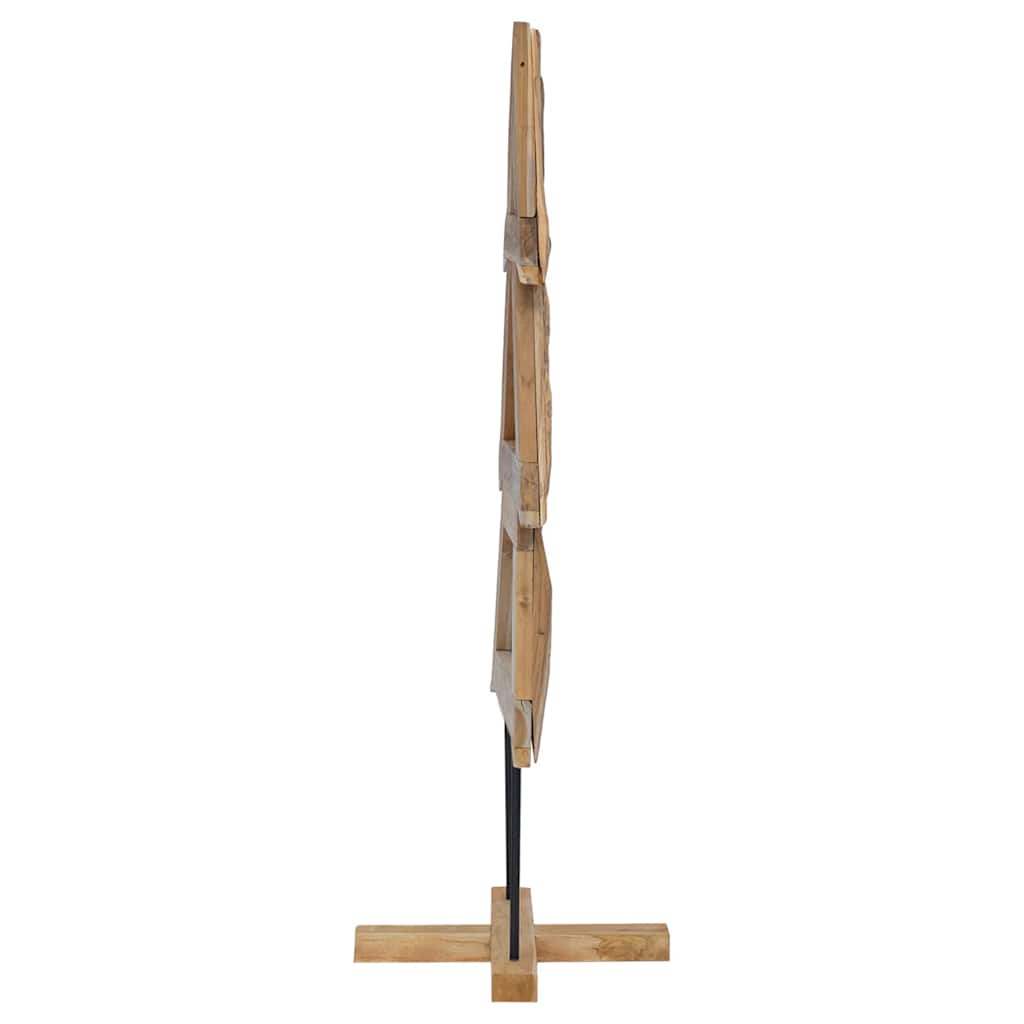 Albero di Natale Marrone 149,5 cm Legno massello di teak