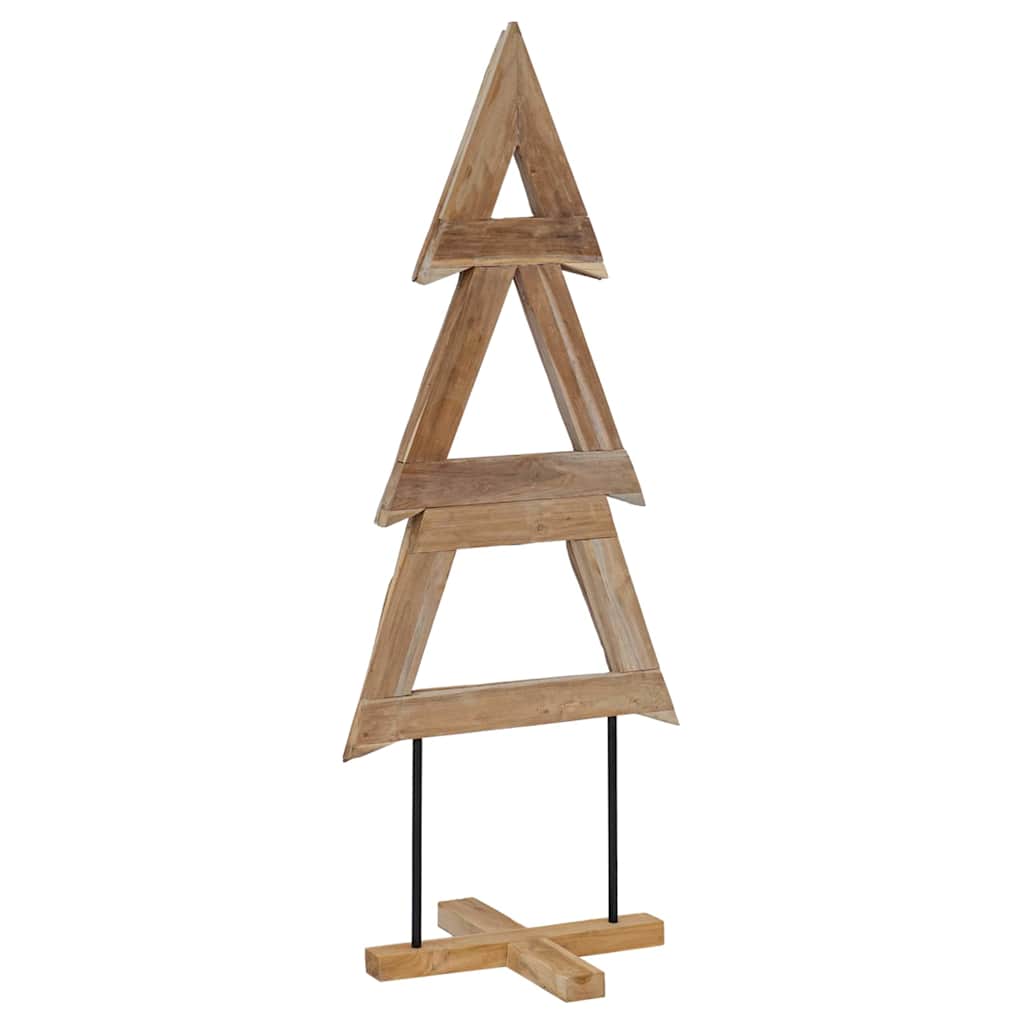 Albero di Natale Marrone 149,5 cm Legno massello di teak