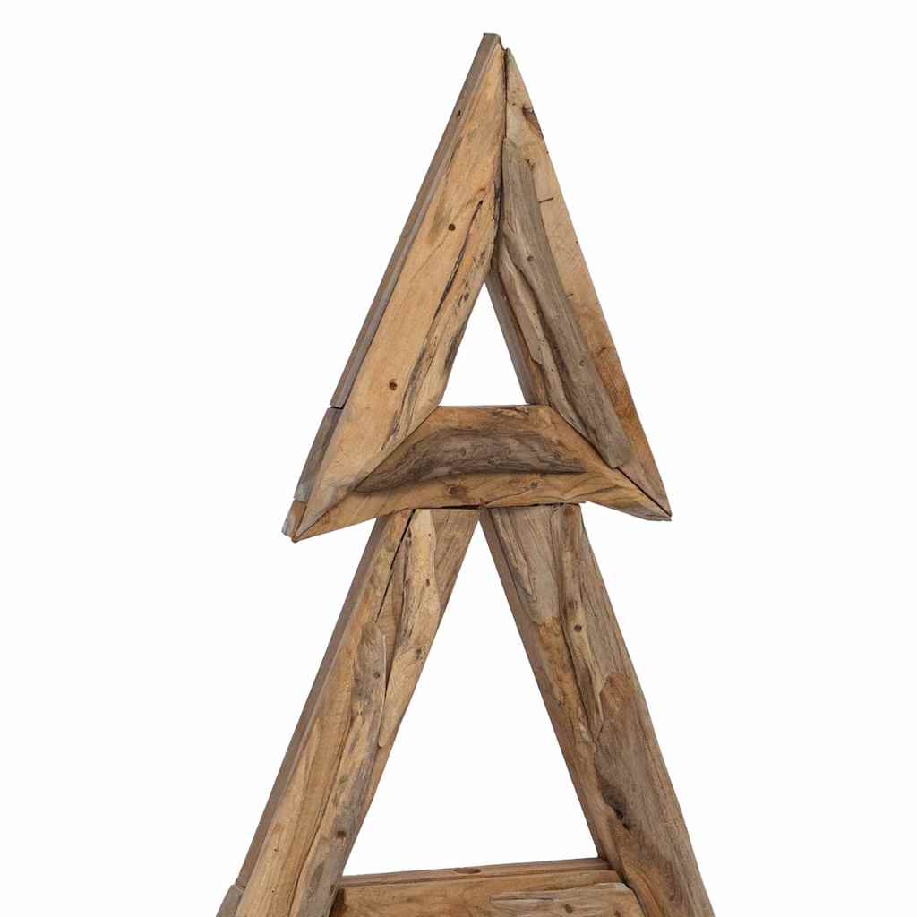 Albero di Natale Marrone 149,5 cm Legno massello di teak