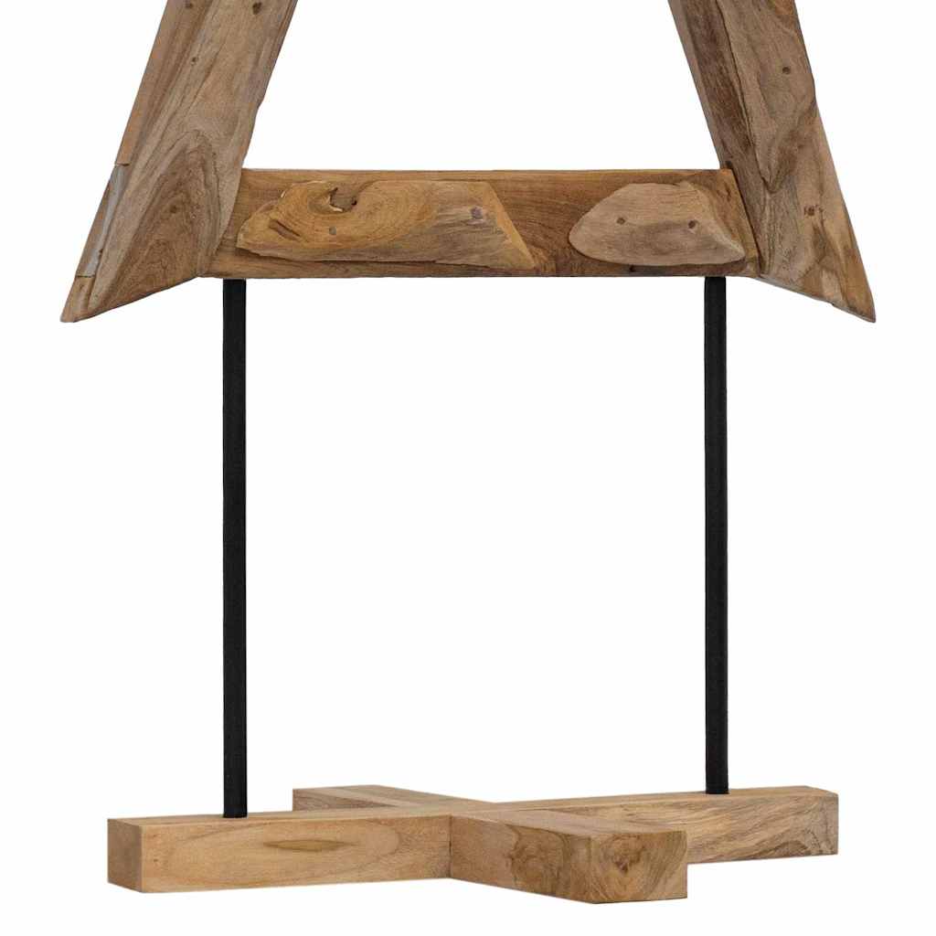 Albero di Natale Marrone 149,5 cm Legno massello di teak