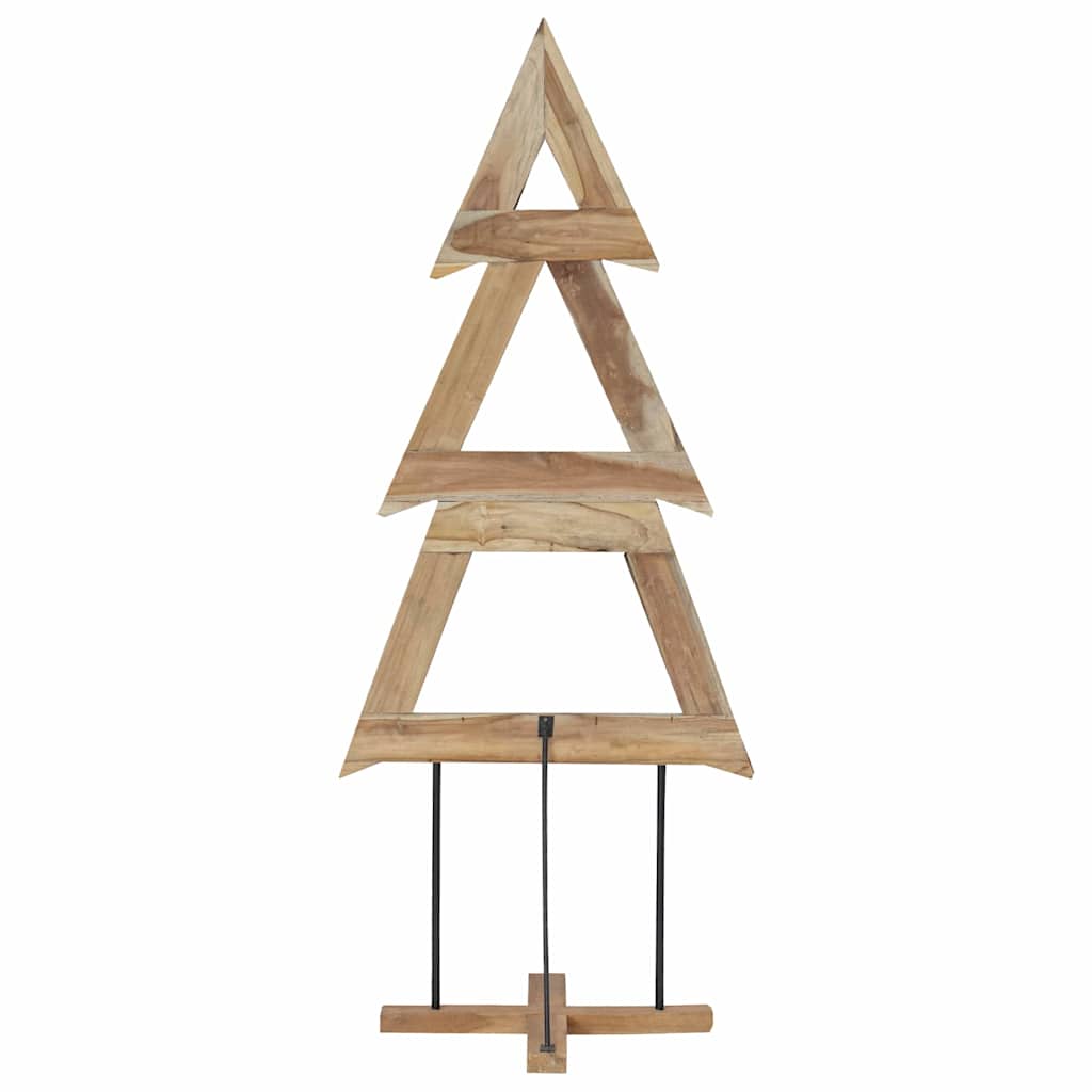 Albero di Natale Marrone 181 cm Legno massello di teak