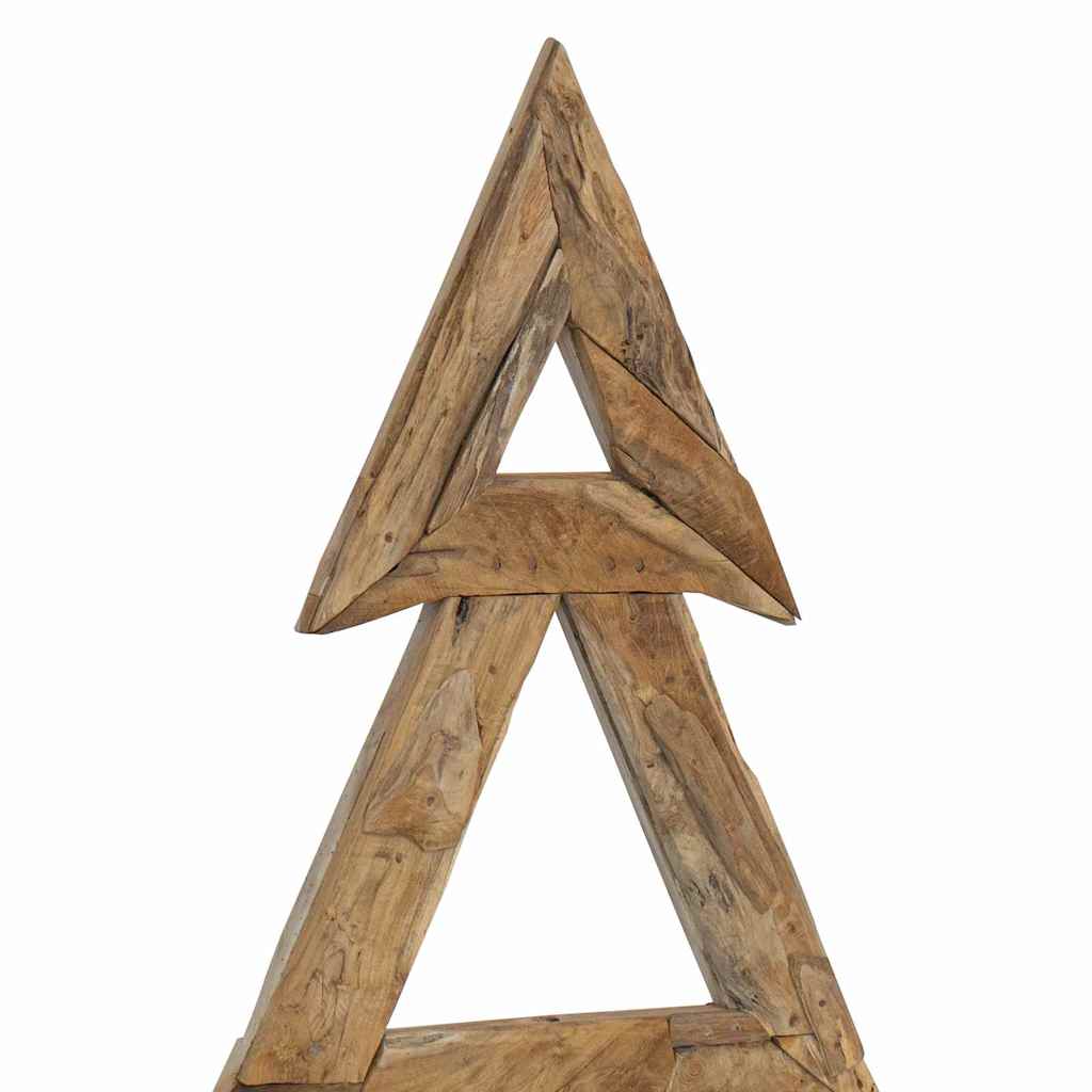 Albero di Natale Marrone 181 cm Legno massello di teak