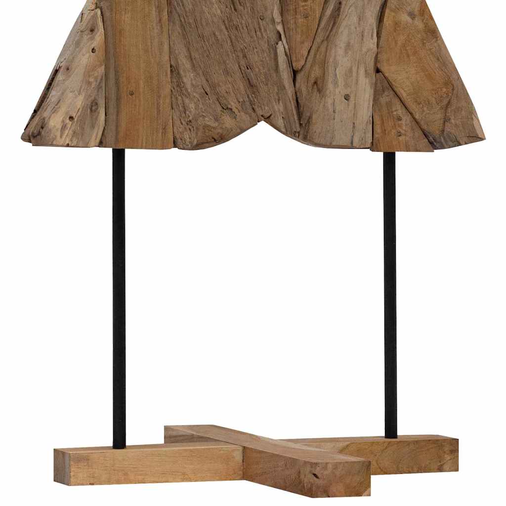Albero di Natale Marrone 151 cm Legno massello di teak