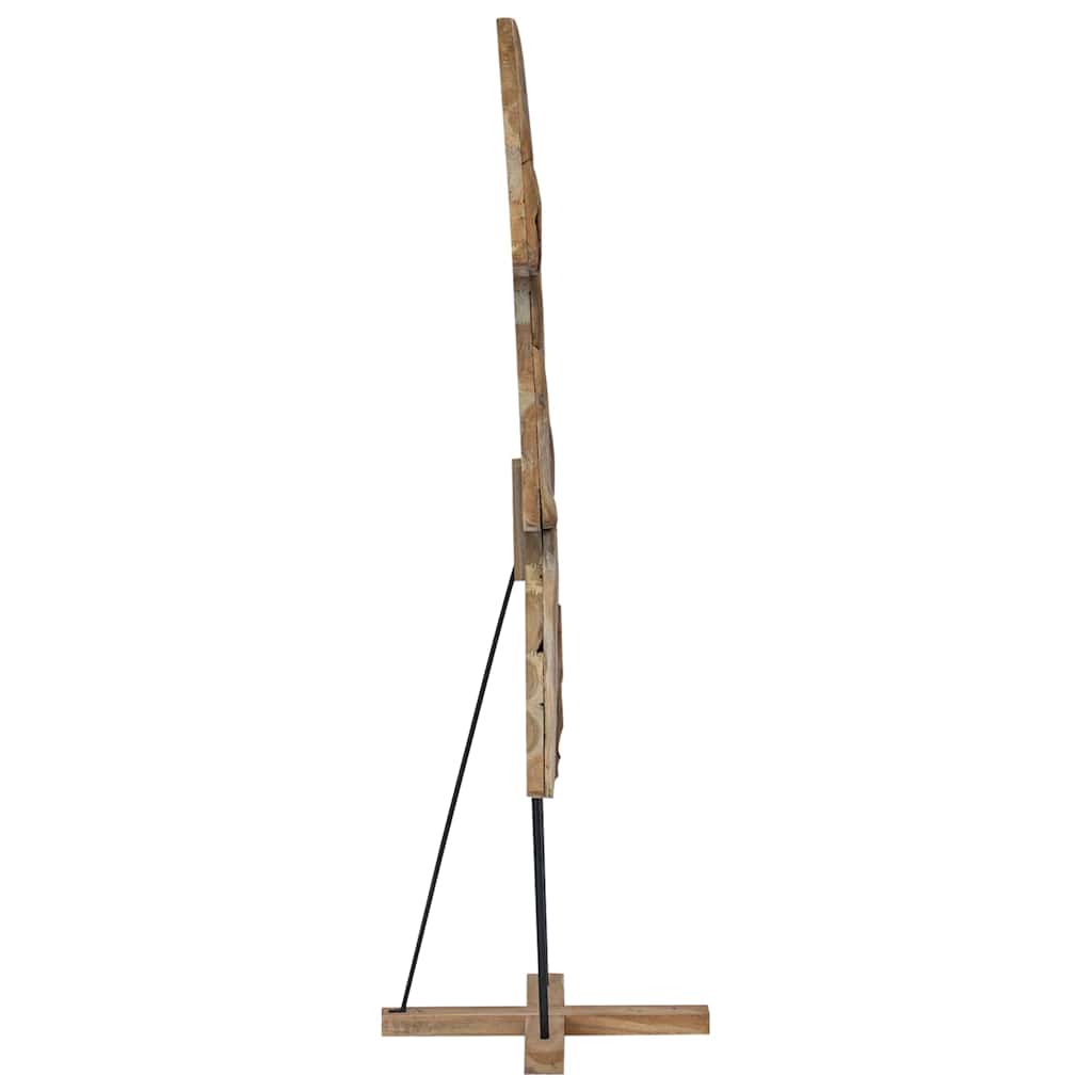 Albero di Natale Marrone 181,5 cm Legno massello di teak
