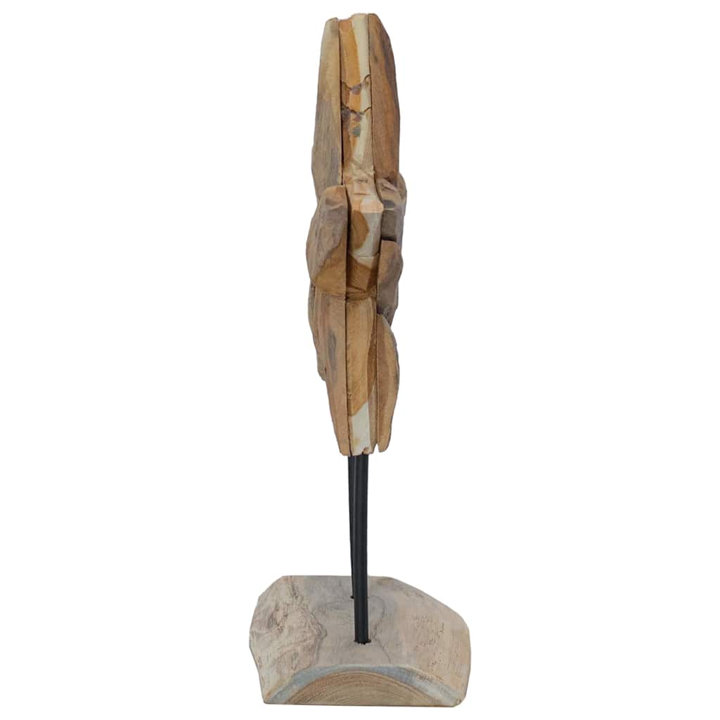 Stella di Natale Marrone 31 x 15 x 46 cm Legno di teak solido