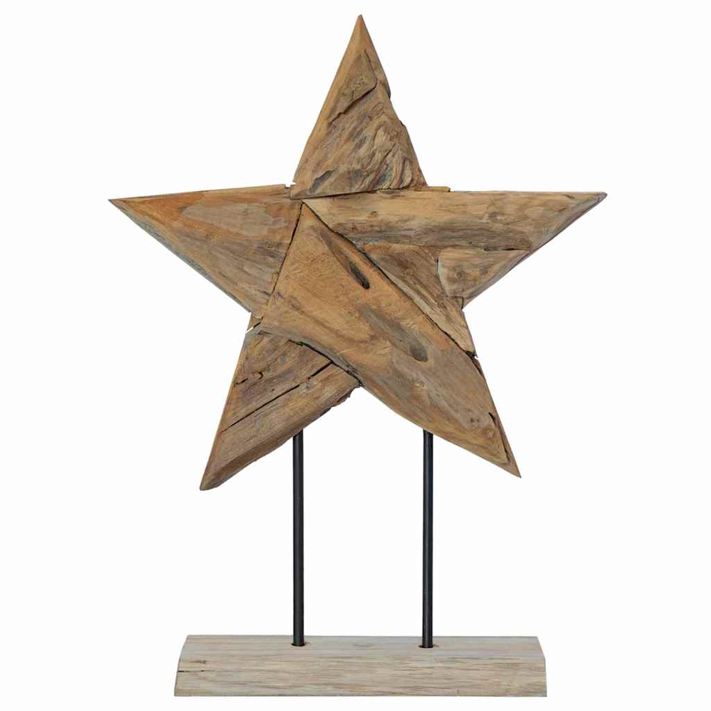 Stella di Natale LED Marrone 43,5 x 13,5 x 59 cm