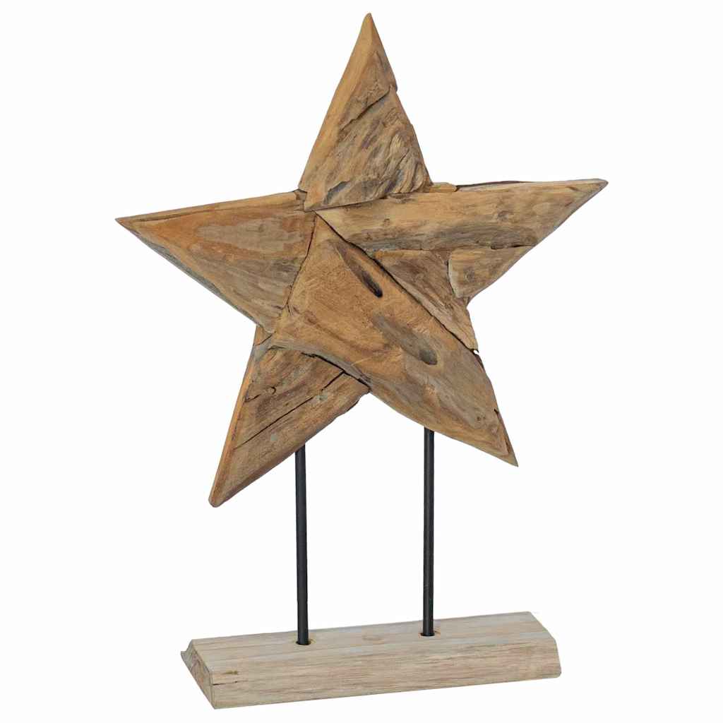Stella di Natale LED Marrone 43,5 x 13,5 x 59 cm