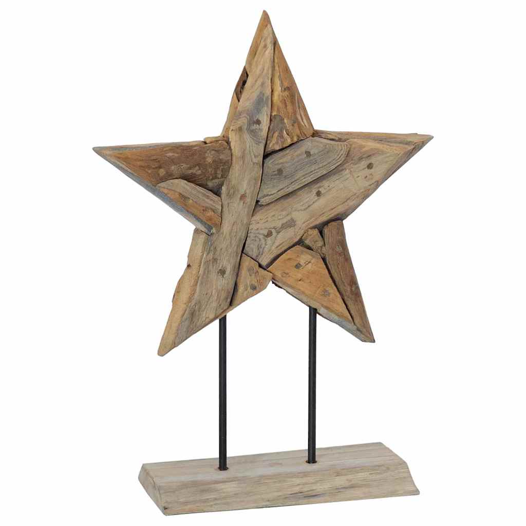 Stella di Natale LED Marrone 43,5 x 13,5 x 59 cm