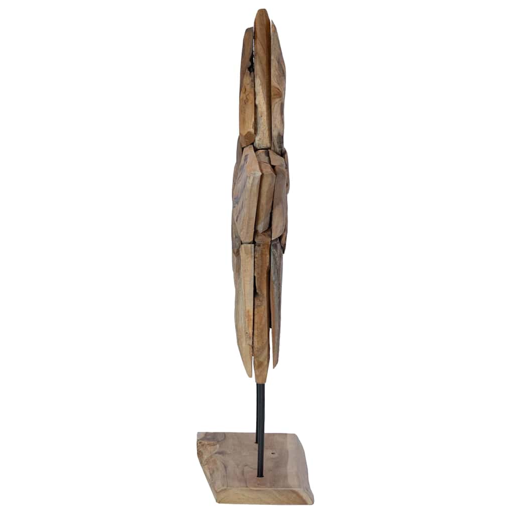 Stella di Natale Marrone 59,5 x 18 x 74 cm Legno di teak solido