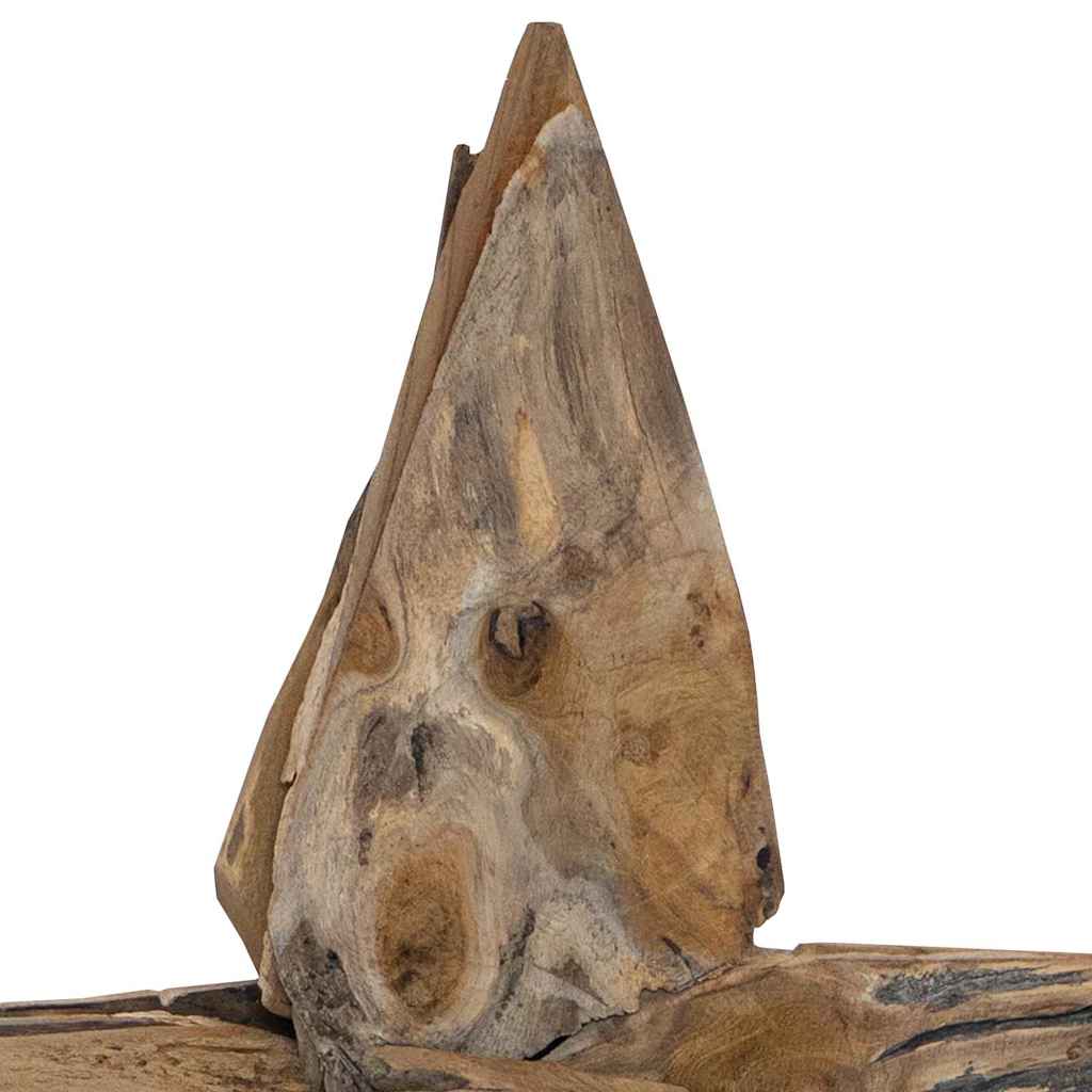 Stella di Natale Marrone 59,5 x 18 x 74 cm Legno di teak solido