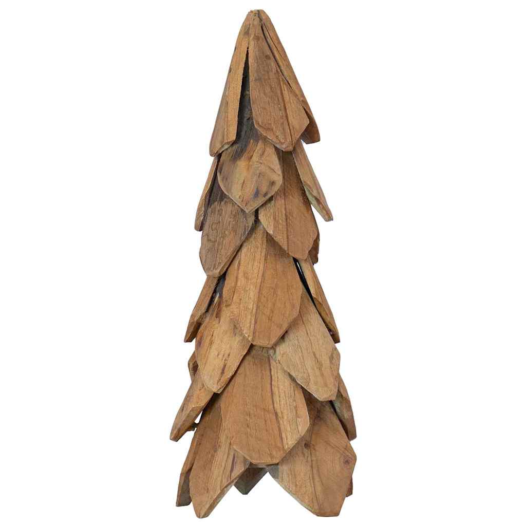 Albero di Natale Marrone 51 cm Legno massello di teak