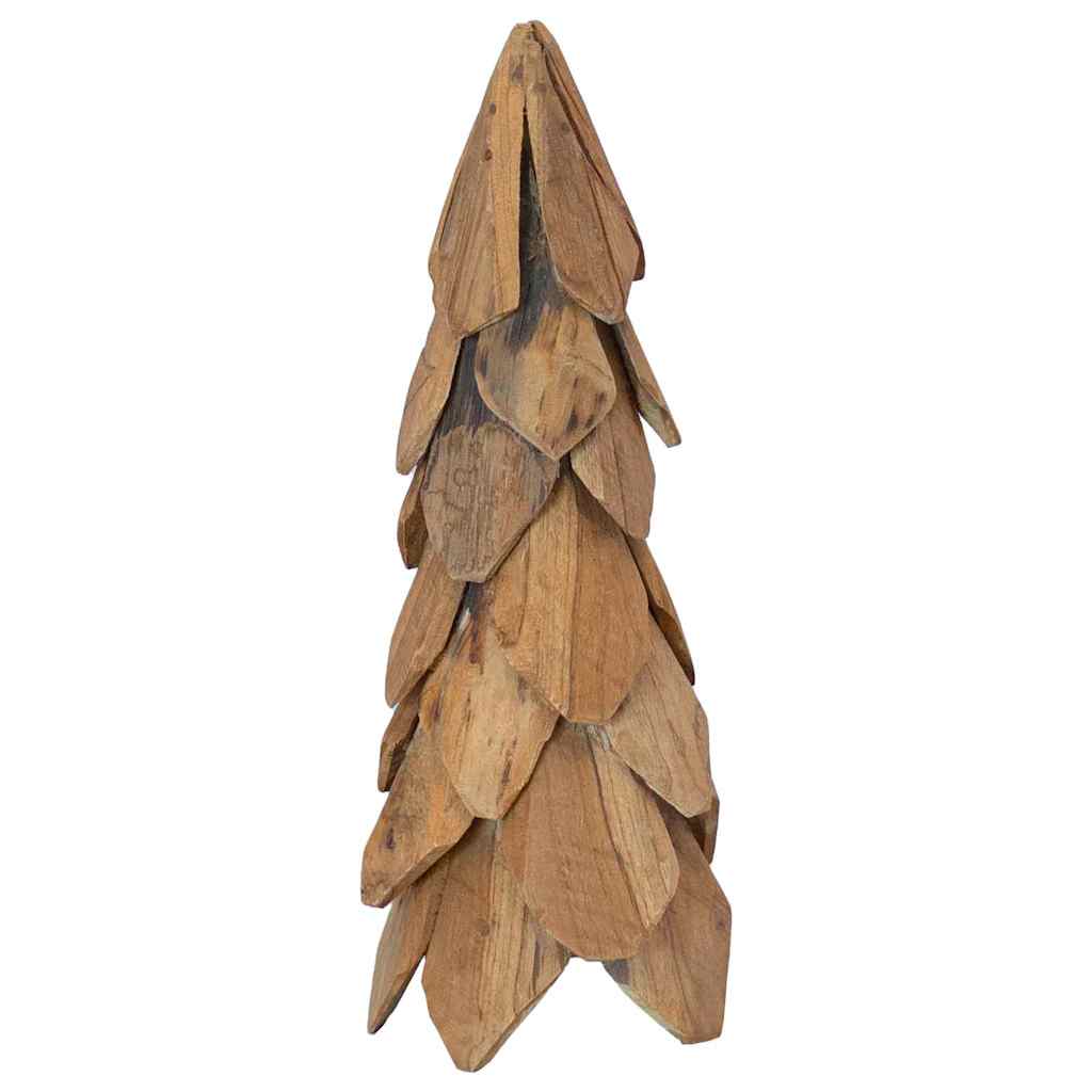 Albero di Natale Marrone 51 cm Legno massello di teak