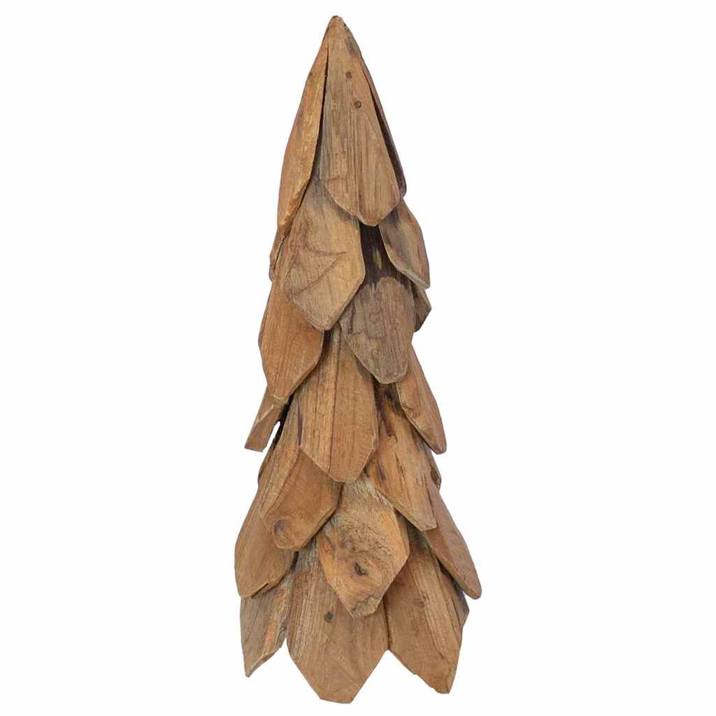 Albero di Natale Marrone 51 cm Legno massello di teak