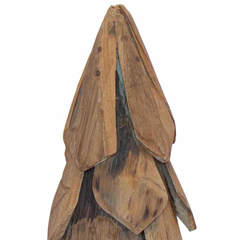 Albero di Natale Marrone 51 cm Legno massello di teak