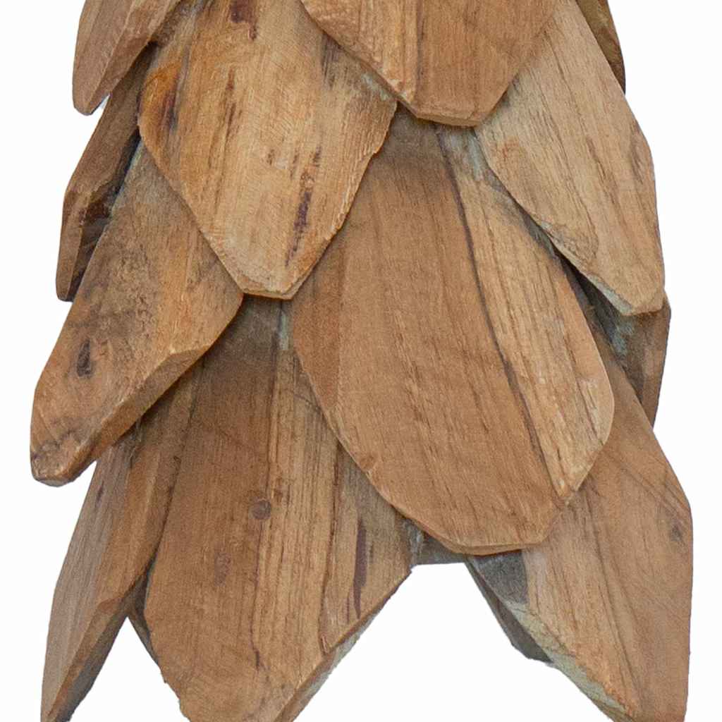 Albero di Natale Marrone 51 cm Legno massello di teak