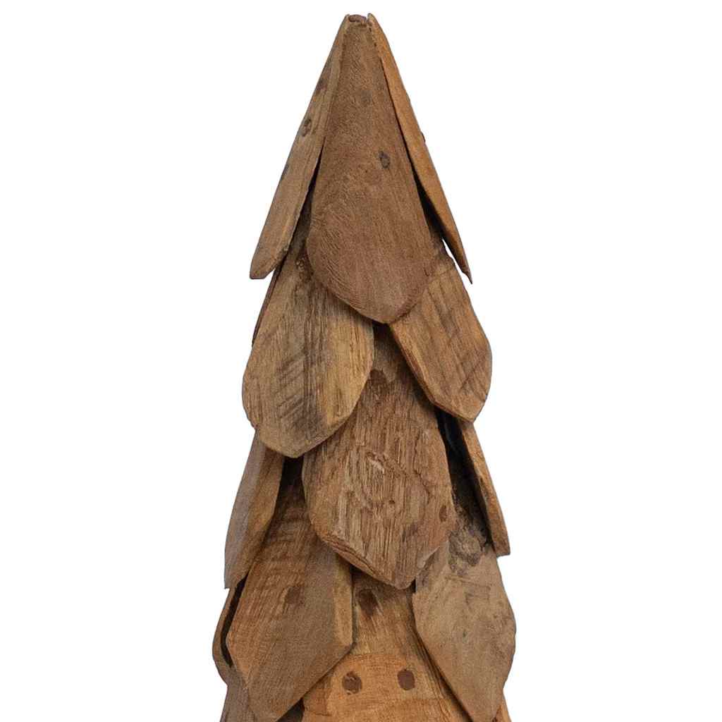 Albero di Natale Marrone 111 cm Legno massello di teak
