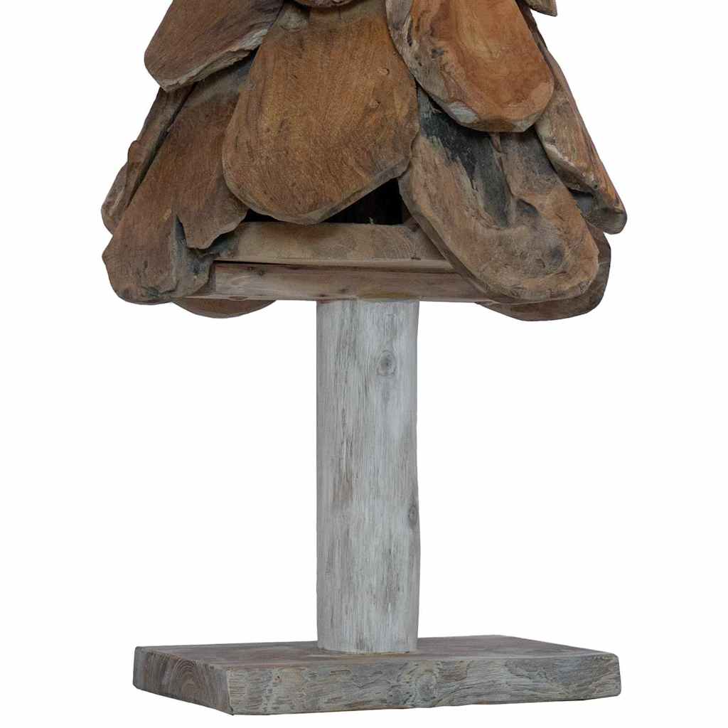 Albero di Natale Marrone 91 cm Legno di teak massello