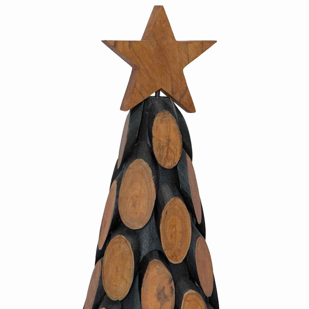 Albero di Natale Marrone 61 cm Legno massello di teak