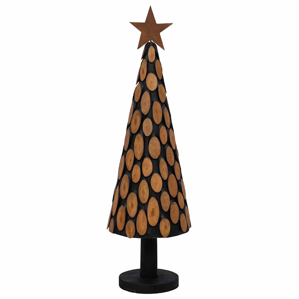 Albero di Natale Marrone 149 cm Legno massello di teak