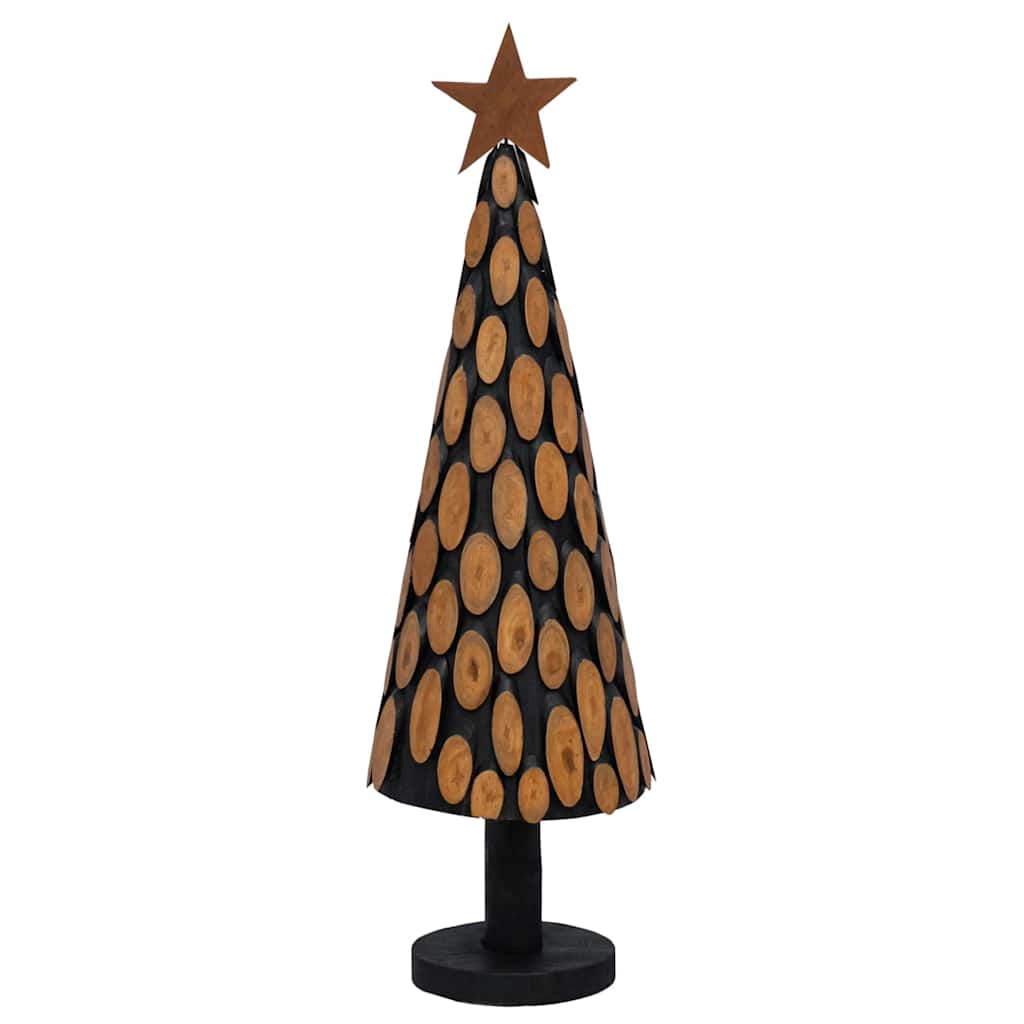 Albero di Natale Marrone 149 cm Legno massello di teak