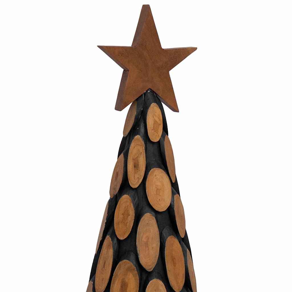 Albero di Natale Marrone 149 cm Legno massello di teak