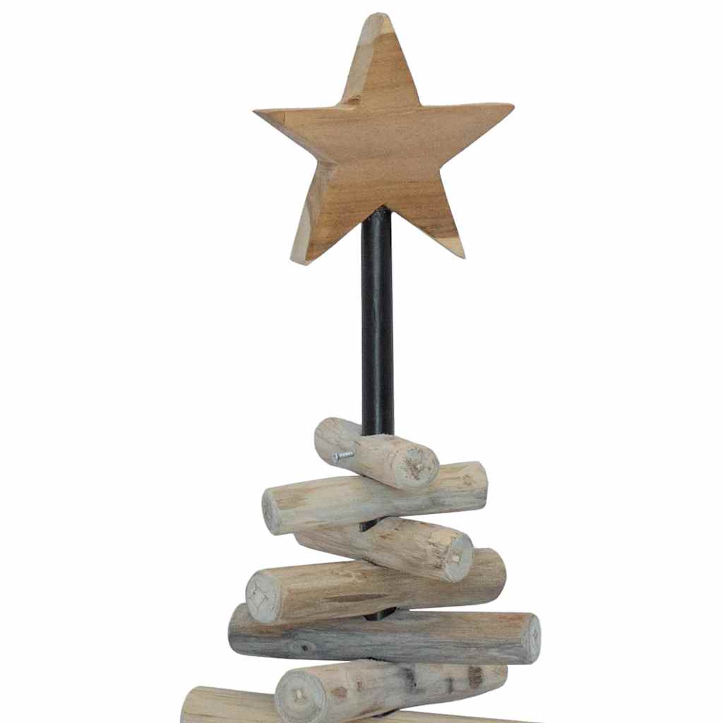 Albero di Natale Marrone 60 cm Legno di teak massello