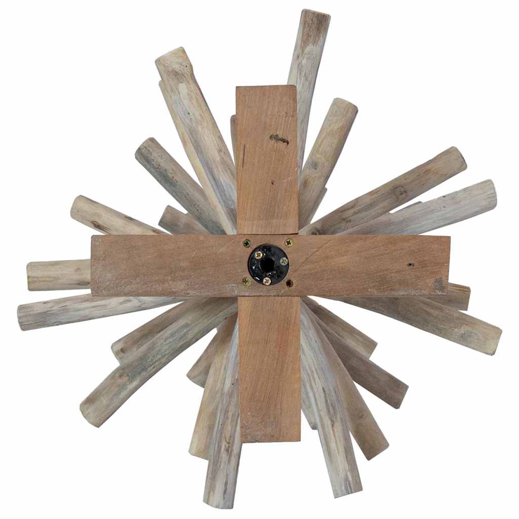 Albero di Natale Marrone 90 cm Legno di teak massello