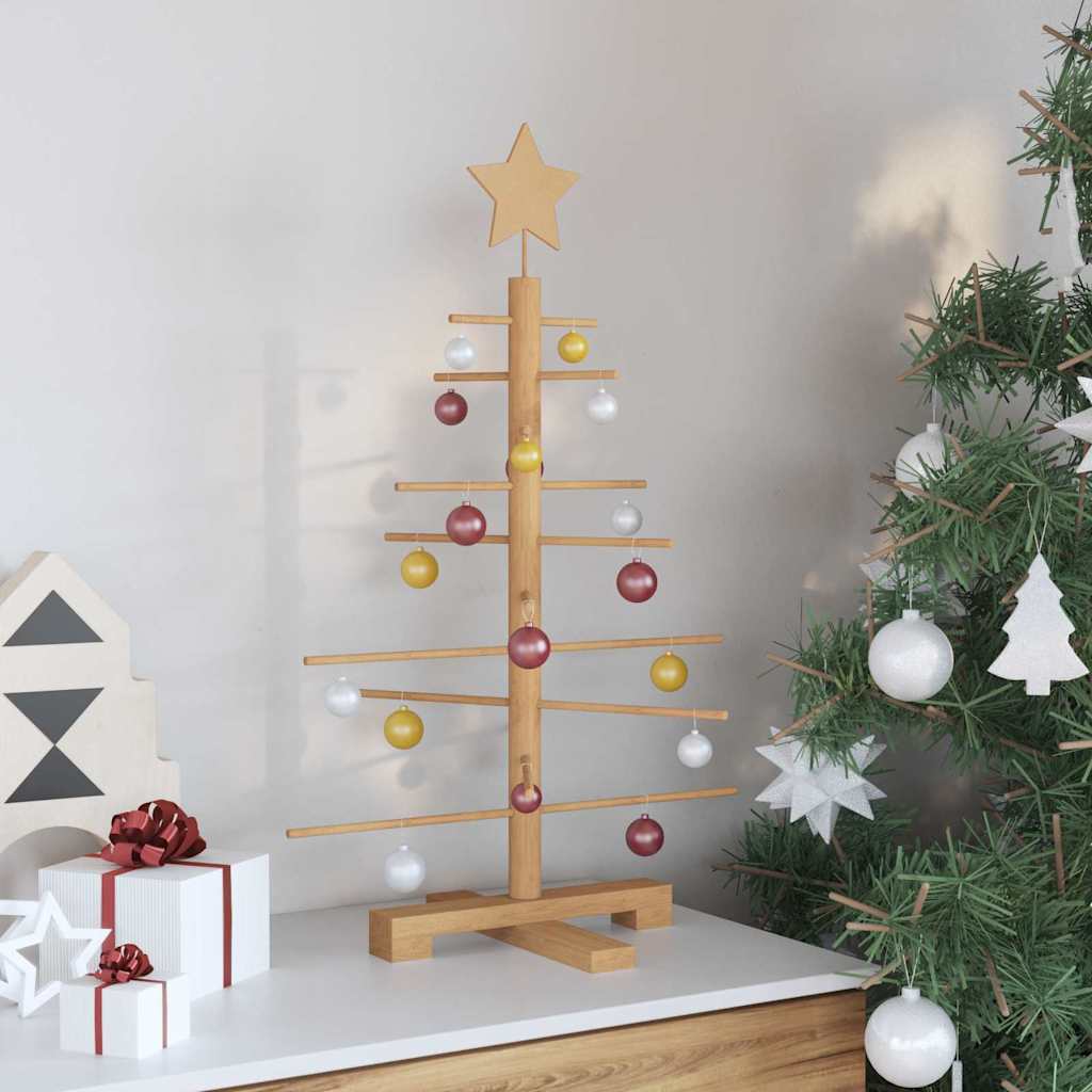 Albero di Natale in legno Marrone 75 cm Bambù