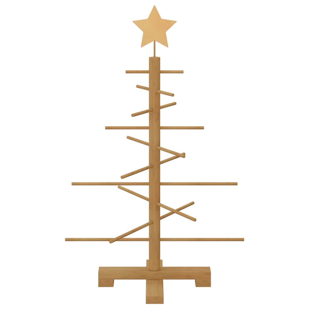 Albero di Natale in legno Marrone 75 cm Bambù