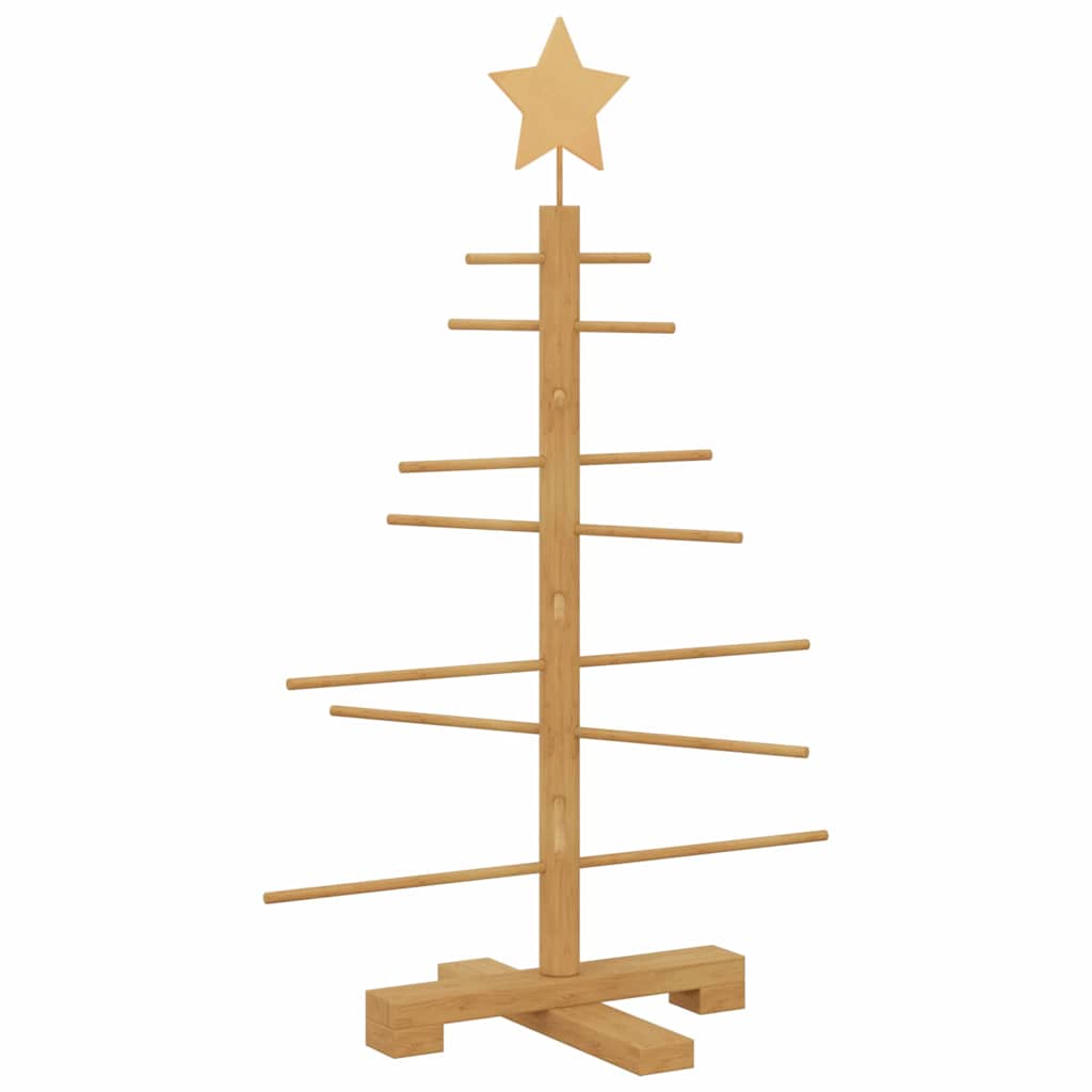 Albero di Natale in legno Marrone 75 cm Bambù