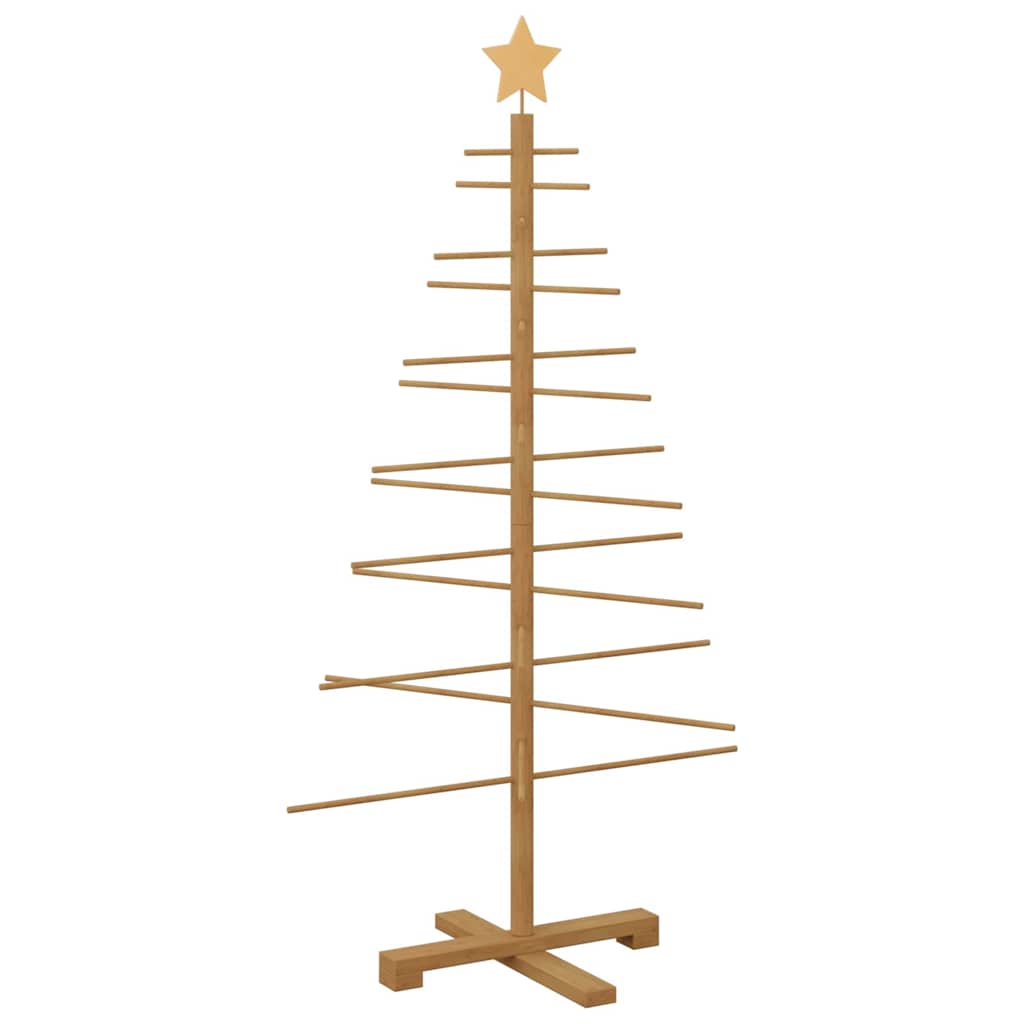Albero di Natale in legno Marrone 125 cm Bambù