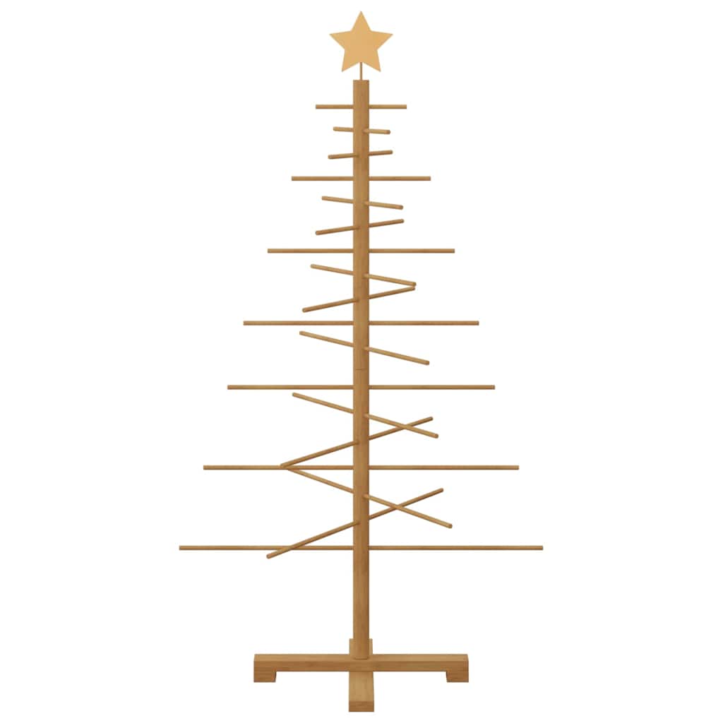Albero di Natale in legno Marrone 125 cm Bambù