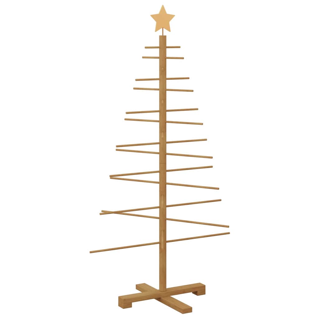 Albero di Natale in legno Marrone 125 cm Bambù
