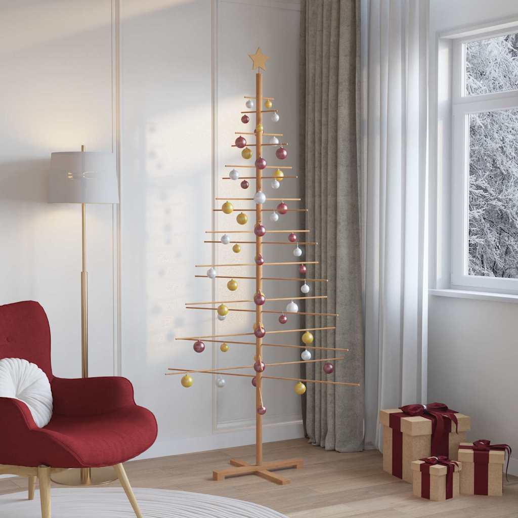Albero di Natale in legno Marrone 210 cm Bambù