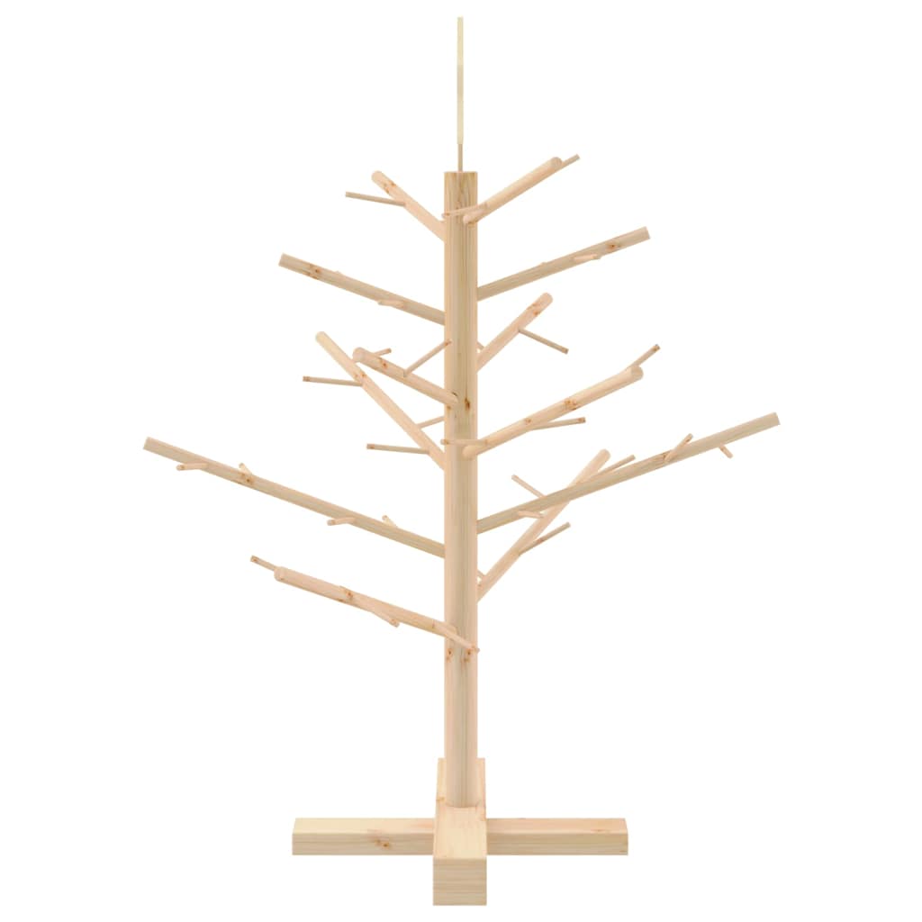 Albero di Natale in legno con supporto Naturale 75 cm