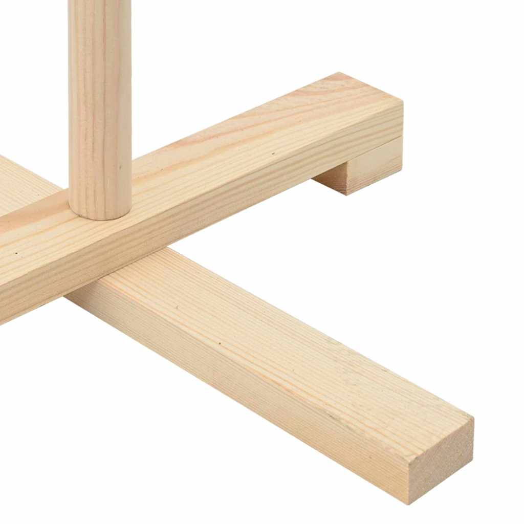 Albero di Natale in legno con supporto Naturale 75 cm