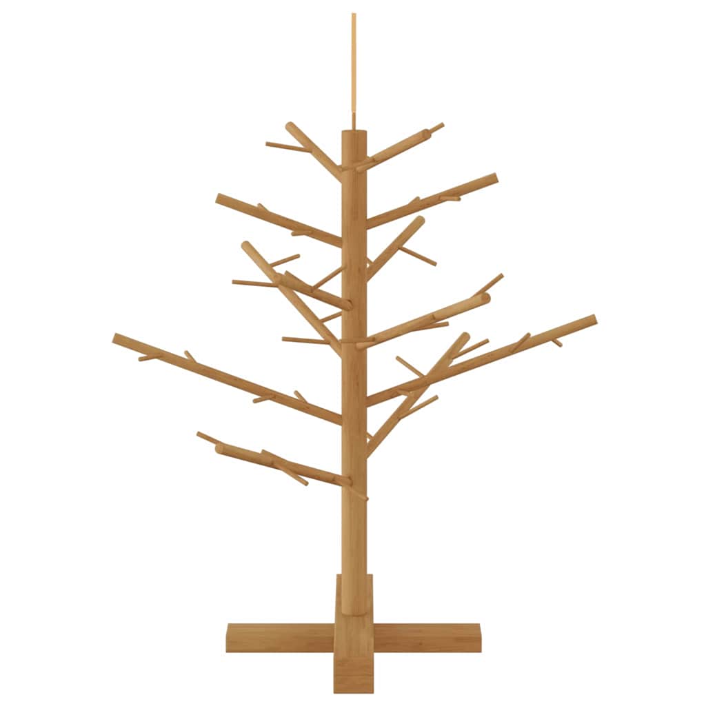 Albero di Natale in legno Marrone 75 cm Legno massiccio di pino