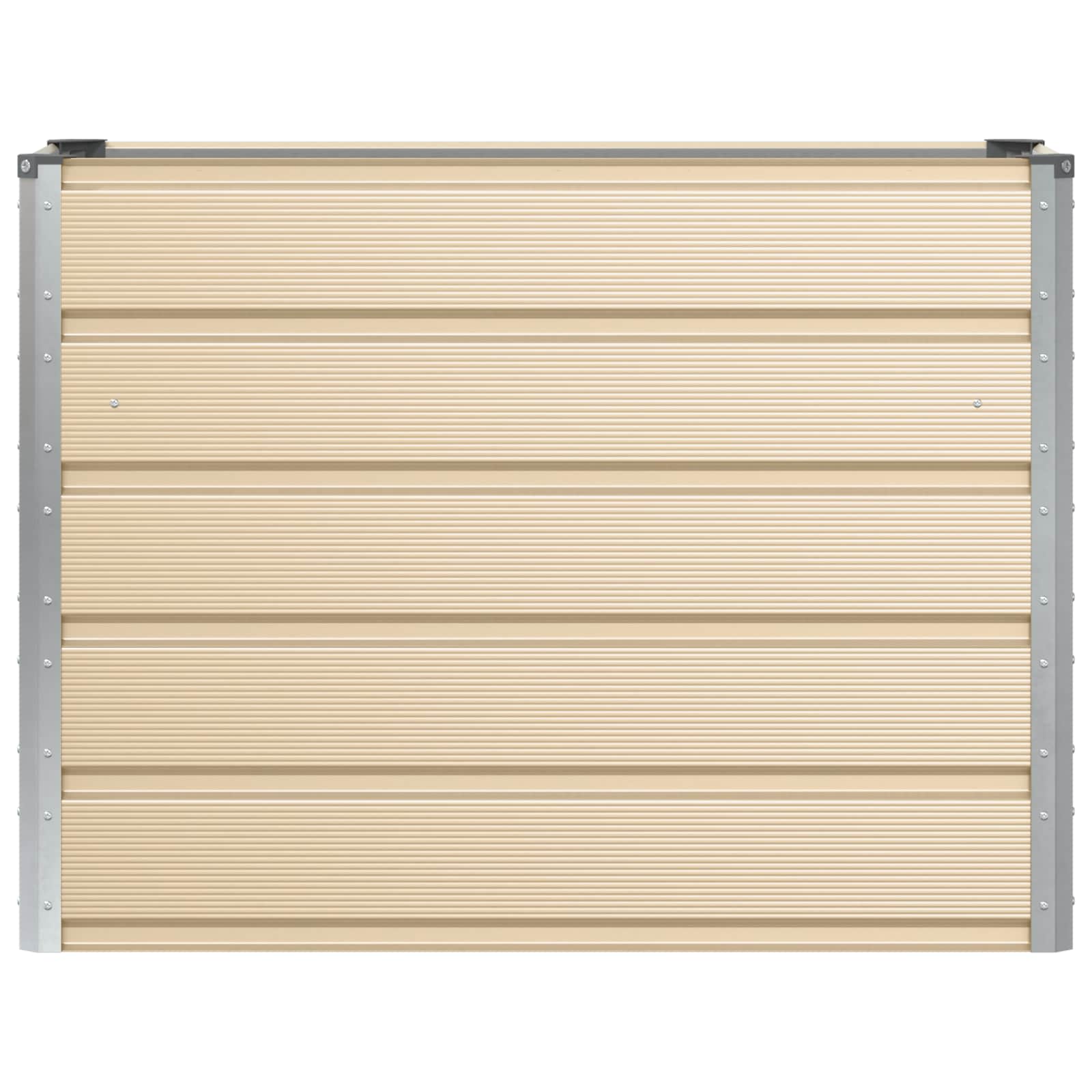 Fioriera Avorio 100 x 40 x 75 cm Acciaio