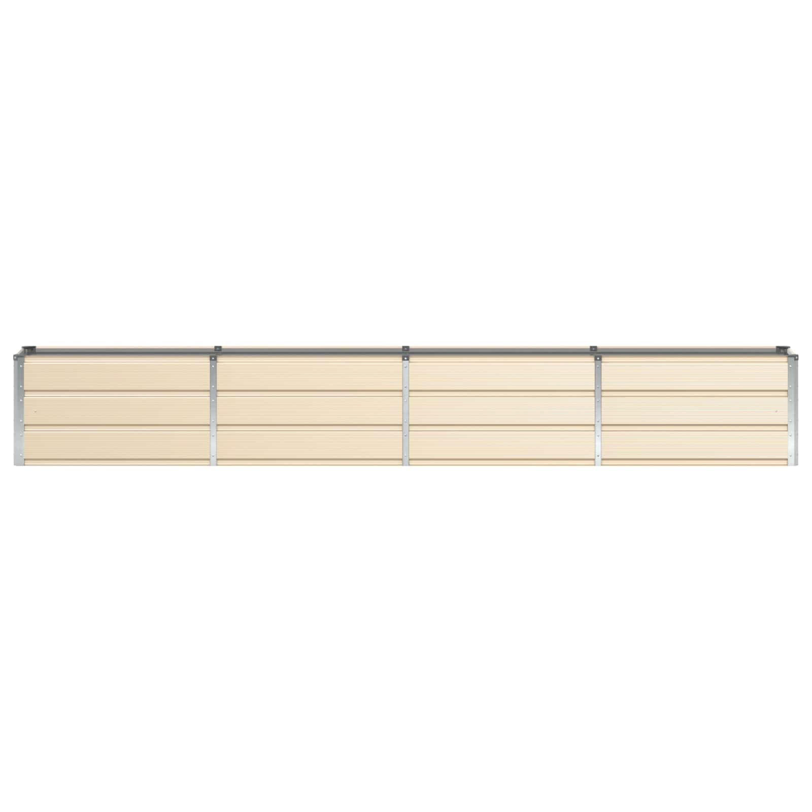 Fioriera Avorio 320 x 40 x 45 cm Acciaio