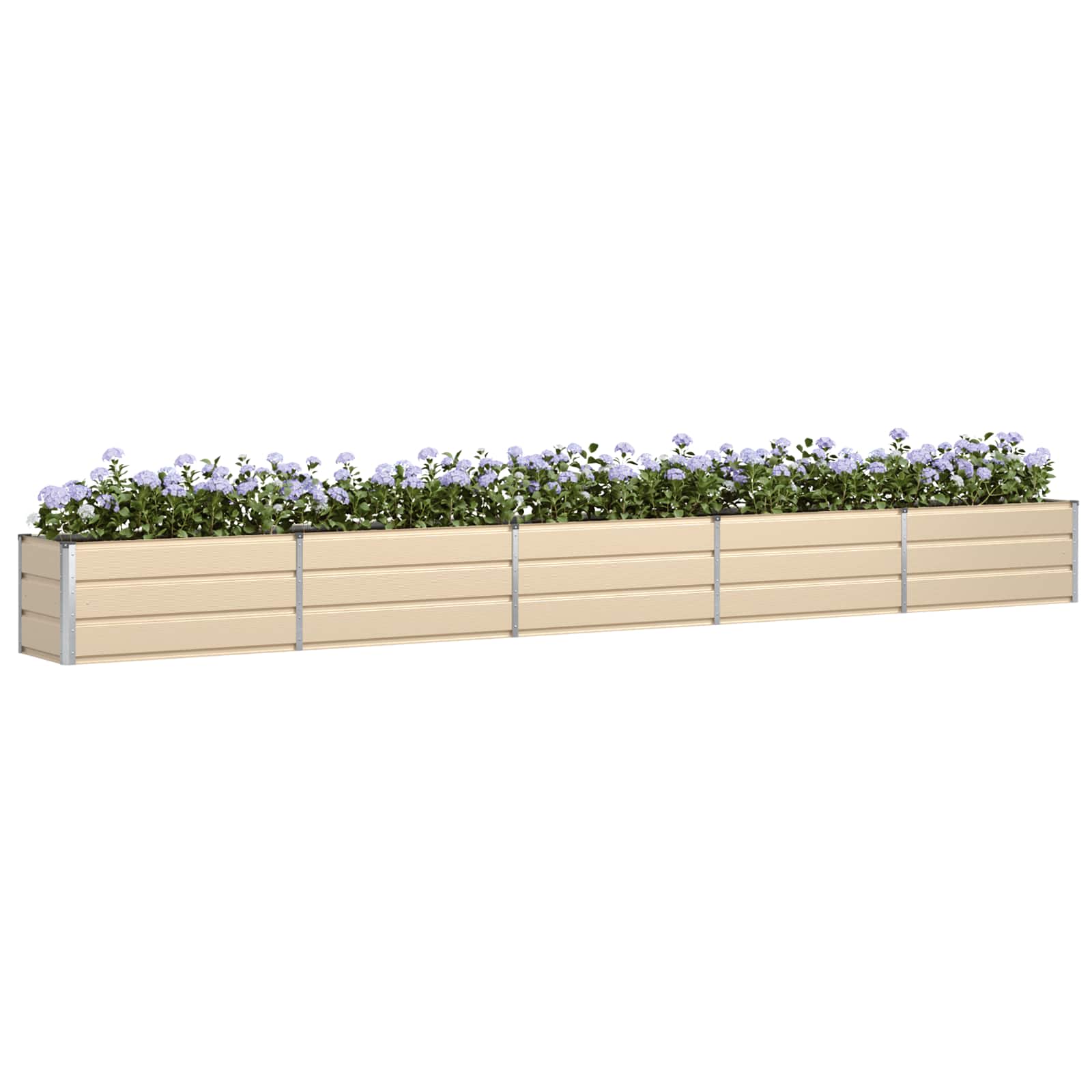 Fioriera Avorio 480 x 50 x 45 cm Acciaio zincato