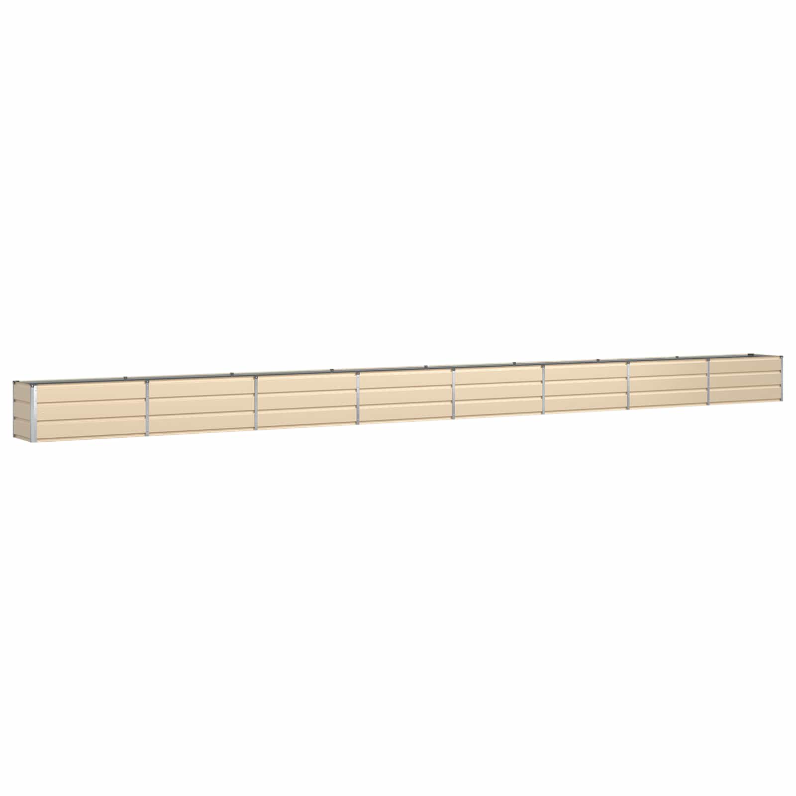 Fioriera Avorio 770 x 50 x 45 cm Acciaio zincato