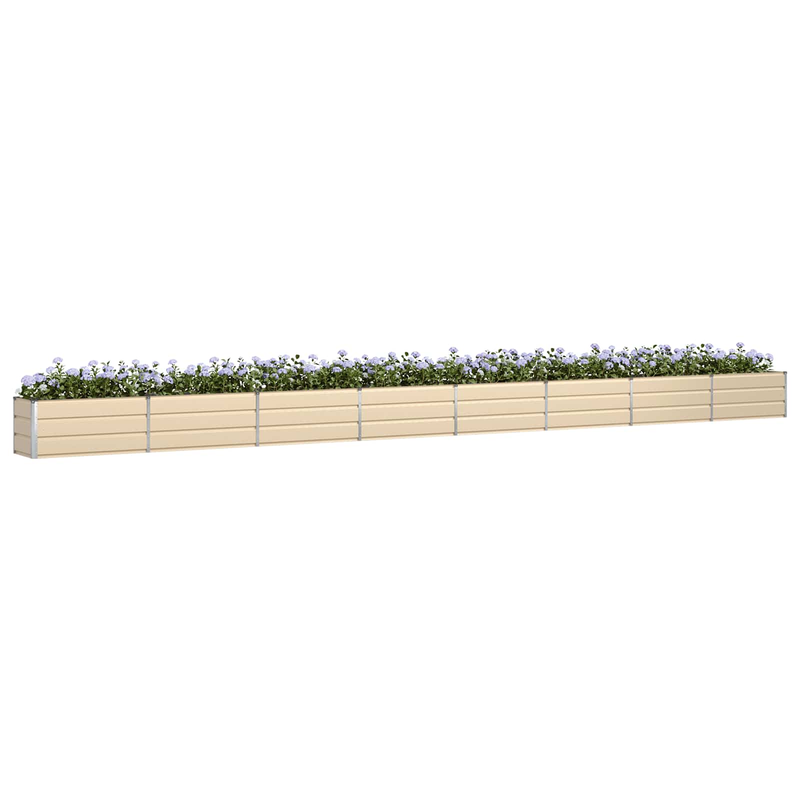 Fioriera Avorio 770 x 50 x 45 cm Acciaio zincato