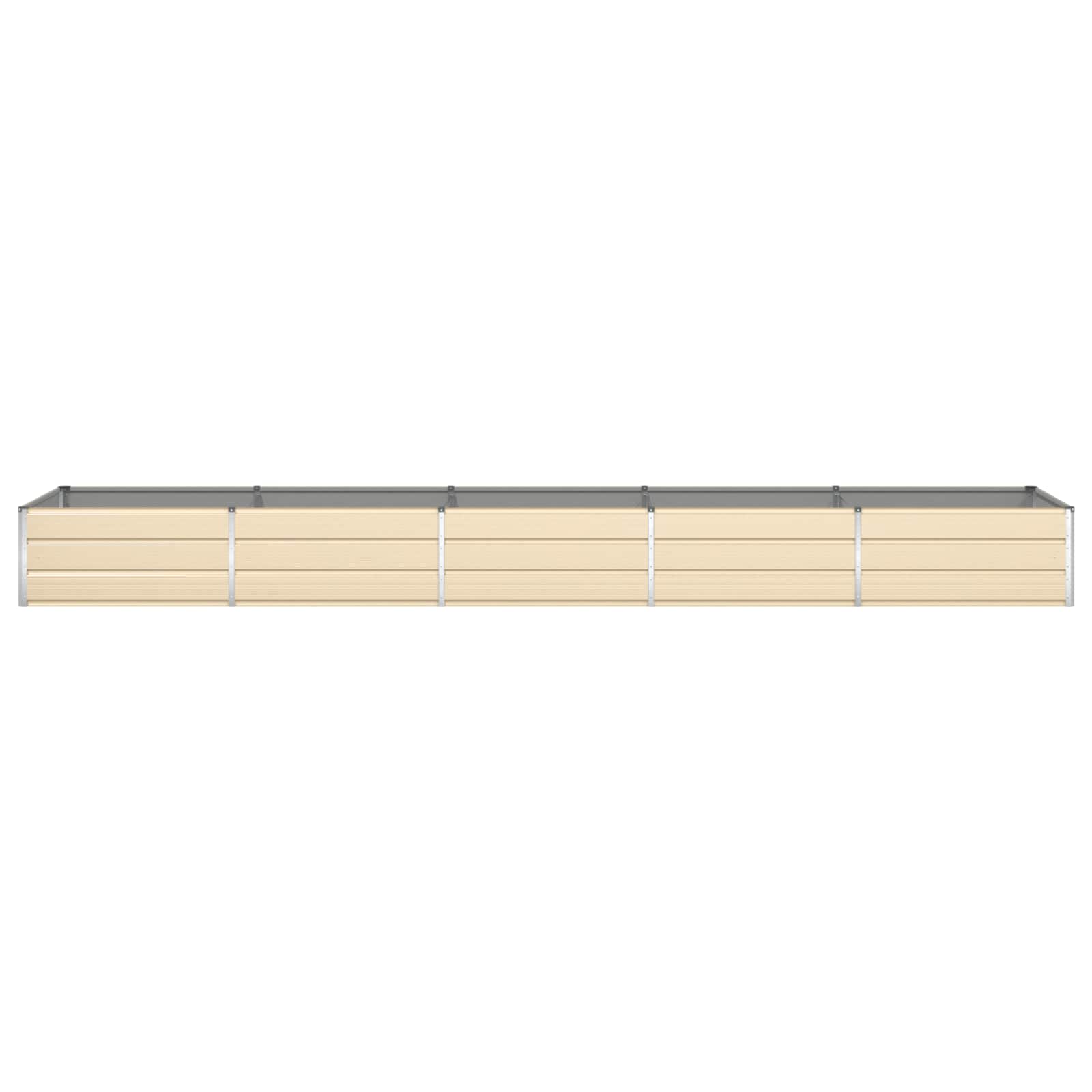 Fioriera Avorio 480 x 100 x 45 cm Acciaio zincato