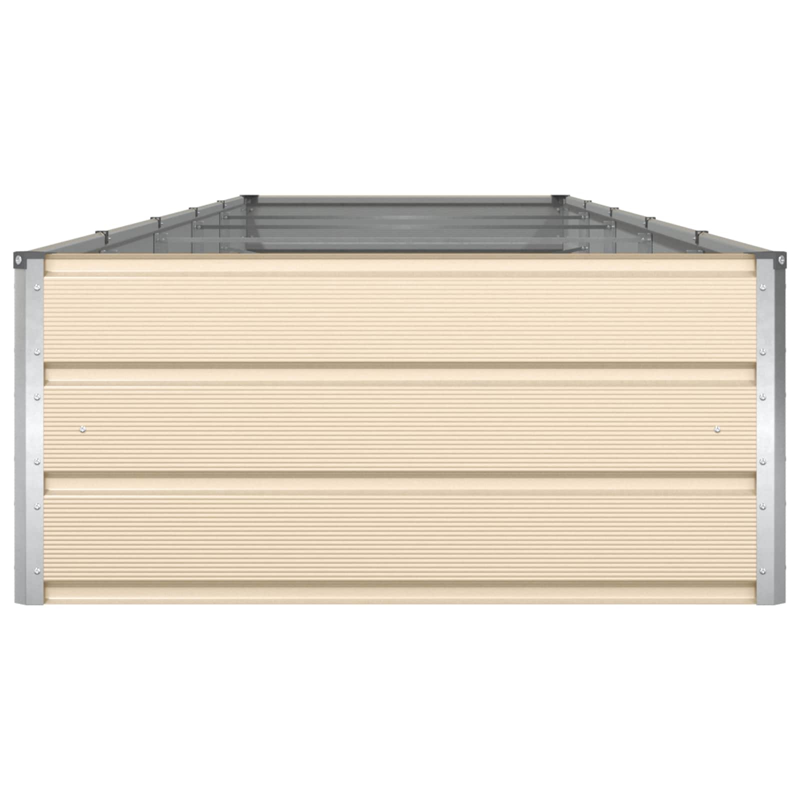 Fioriera Avorio 480 x 100 x 45 cm Acciaio zincato