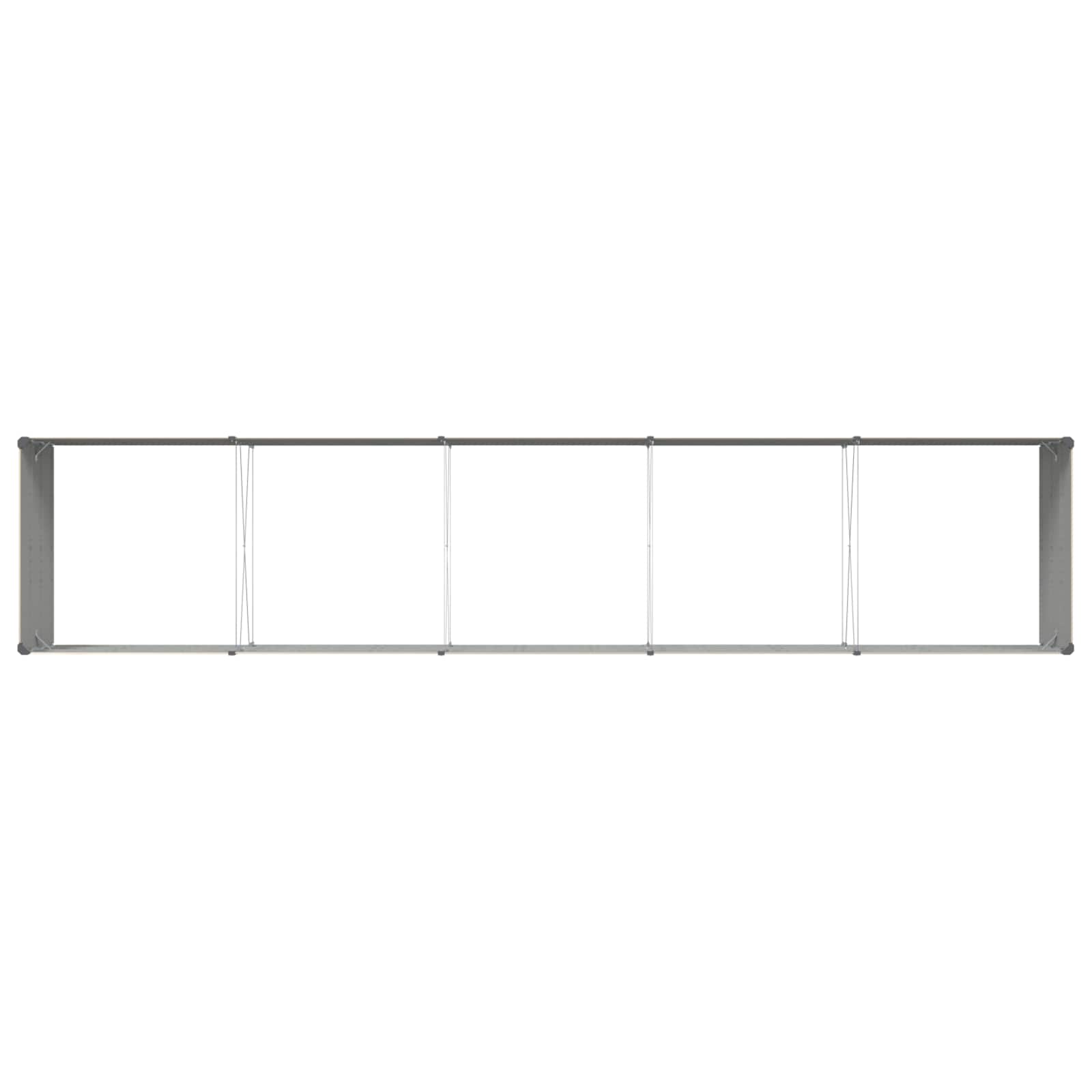 Fioriera Avorio 480 x 100 x 45 cm Acciaio zincato