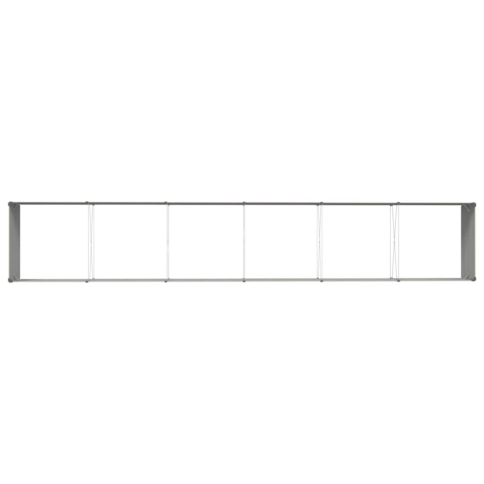 Fioriera Avorio 580 x 100 x 45 cm Acciaio zincato