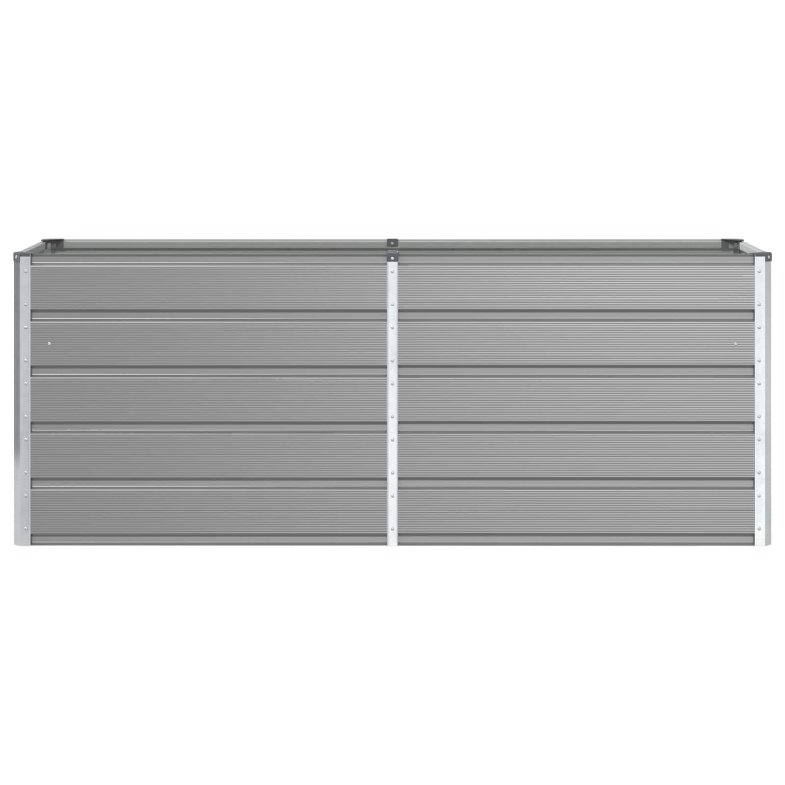 Fioriera Grigio chiaro 195 x 50 x 75 cm Acciaio zincato