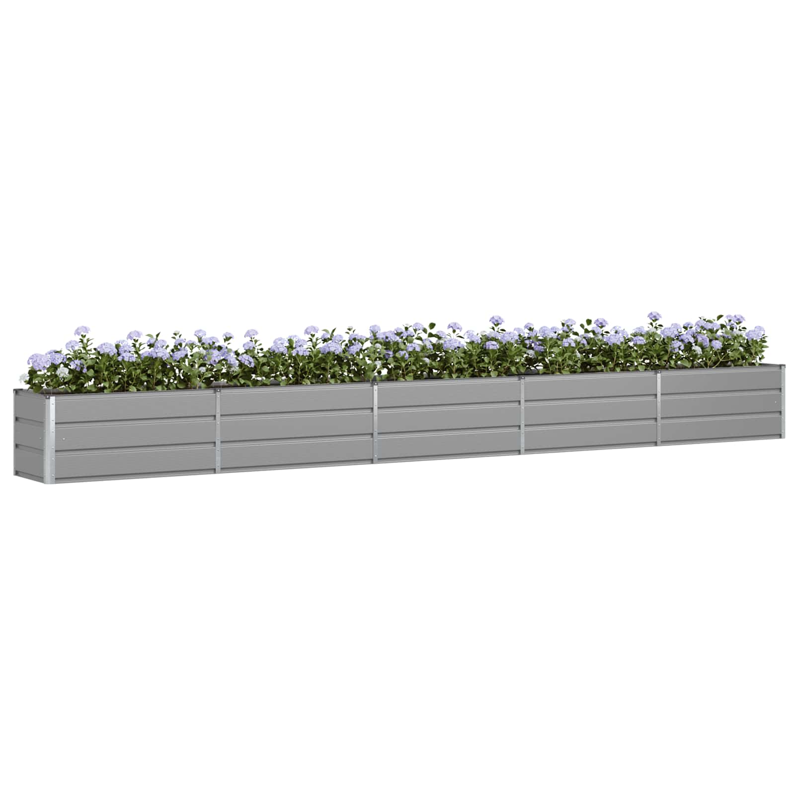 Fioriera Grigio chiaro 480 x 50 x 45 cm Acciaio zincato
