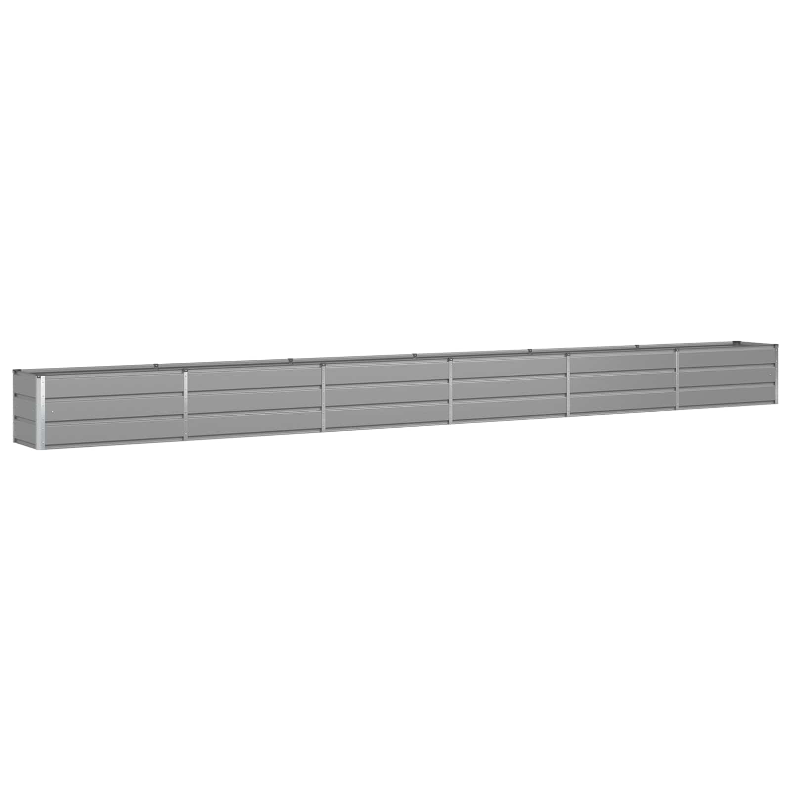 Fioriera Grigio chiaro 580 x 50 x 45 cm Acciaio zincato