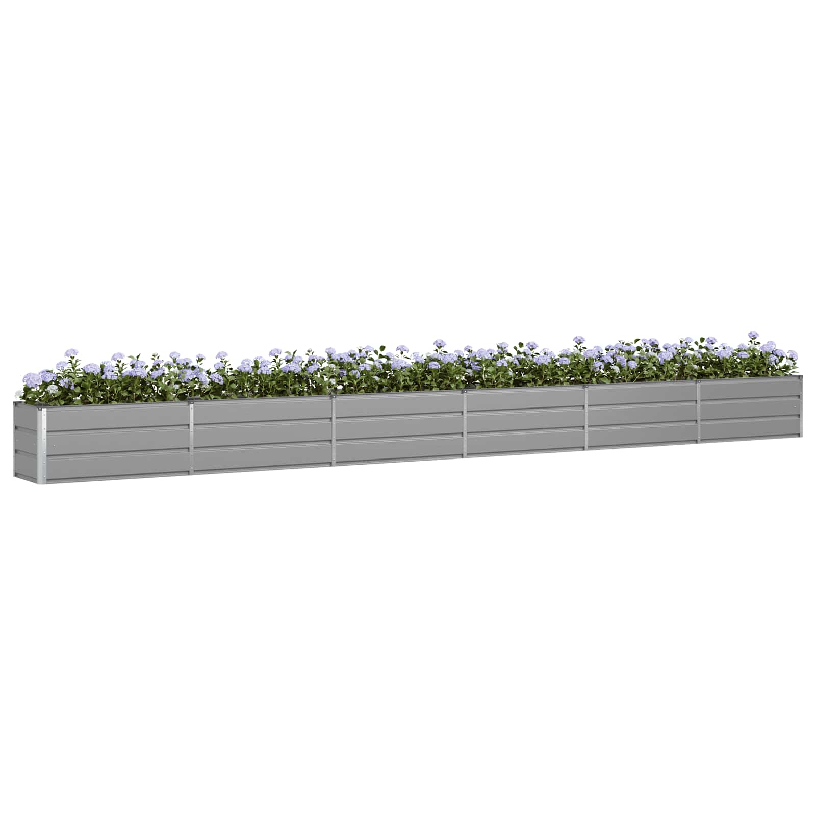 Fioriera Grigio chiaro 580 x 50 x 45 cm Acciaio zincato